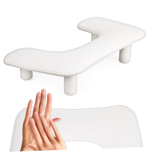 TOGEVAL Reposabrazos de manicura las manos clavo Gel soporte para uñas reposamanos para uñas dedo equipo de uñas reposamanos nail tech reposabrazos de uñas cosas de uñas el plastico