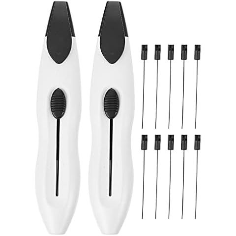HEALLILY 12pcs Diabetic Monofilament Tester Pen Foot Probe Nerve Skin Contact Needle Diagnostic Tool 10g Cover