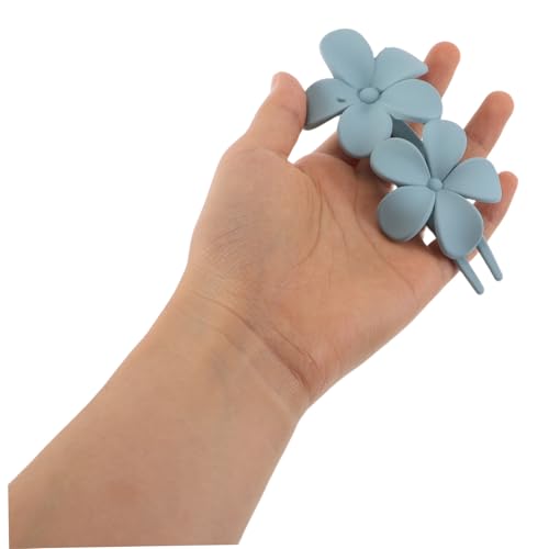 Pinza cabello flores escarchadas pasadores laterales metálicos para peinados elegantes 4