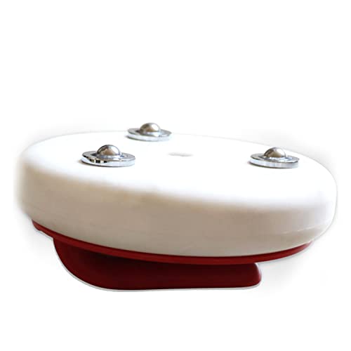 Borfieon Curling Stone Sport,Classic Shuffleboar,Curling Board Gamesliding Bead Home Game For Family Fun,Backyard Curling Game,Red #TOP2