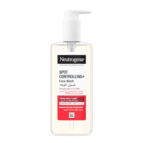 Neutrogena Facial Wash Spot Controlling+ Clearer Skin In 1 Week. Contains a powerful combination of Salicylic acid - a purifying agent and glycolic acid 200ml