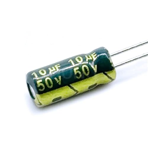 Condensateur 50V 10uF en aluminium pour vos réparations de circuits imprimés