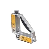 Strong Hand Tools Adjust-O 90° Dual Switch Magnetic Fabrication Square, On/Off Switches, Max. Pull Force: 120 LBS, Dimension: 6 x 6 x 1-1/2″, MS2-80