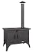 Cocina a leña de Garden; chimenea, horno, capota, 5 kw