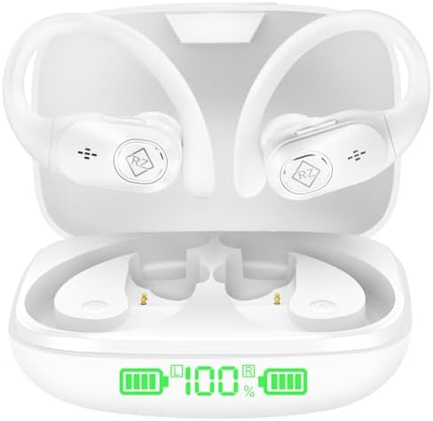 Wireless Earbuds Bluetooth Headphones 96H Playtime LED Display Wa...