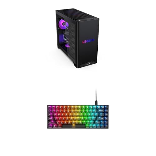 Image of Lenovo Legion Tower 5i - AI-Powered Gaming PC - Intel Core Ultra 7 265F Processor - NVIDIA GeForce RTX 5060 Ti Graphics - 16 GB Memory - 1 TB Storage Legion K510 Mini Pro Gaming Keyboard