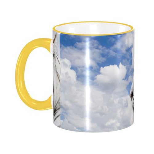 ̉̃zCg^CK[ }OJbv R[q[Jbv Yellow  HJbv eB[Jbv ϔM}O ۉ ϗ  傫 ~NRbv 330ml G ƒp vg蕨