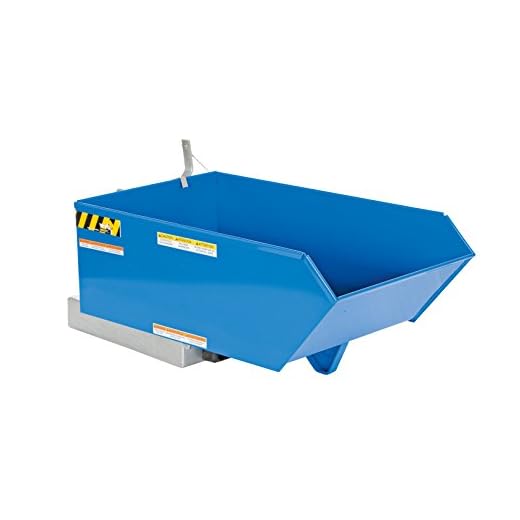 Vestil Low-Profile 1/4 yd Hopper