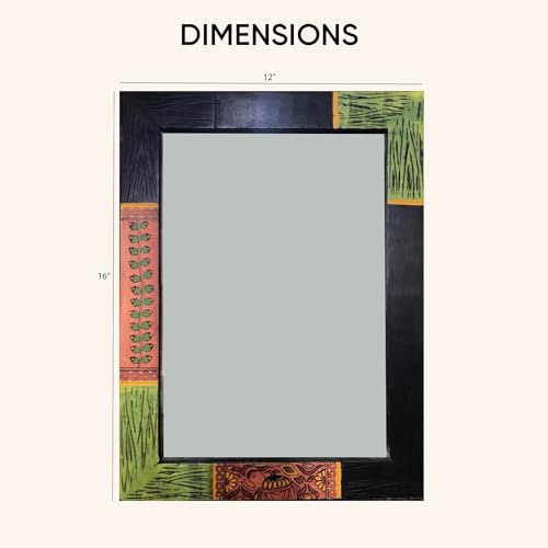 Image of AAKRITI ART CREATIONS Handcrafted Decorative Wall Mirror