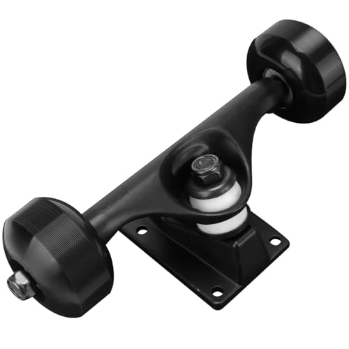 BESPORTBLE Supports de Skateboard en Alliage Robuste 5 Pouces, Kit Complet Roulements Abec-11, Roues 52x32 Mm Noires, Accessoires Skateboard pour Skate et Longboard, Pièces Sportives de