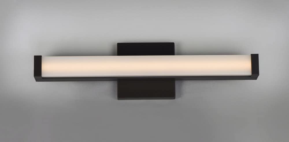 Maxim Lighting Spec Bath Vanity Light | Polished Chrome Aluminum Finish | Contemporary Indoor Light Fixture | Ideal for Bathrooms & Powder Rooms | Dimmable | Home Decor Light Fixture | 52002PC
