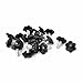 Tool parts 20pcs 25mm Dia Star Shaped Head M6 x 15mm Male Thread Clamping Screw Knob
