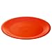 Produktbild Rotho Caruba flacher Plastikteller Mehrweg, Kunststoff (PP) BPA-frei, rot, 26,0 x 26,0 x 1,5 cm