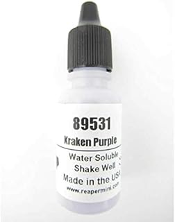 Kraken Purple Master Series Hobby Paint .5oz Dropper Bottle Pathfinder Colors Reaper Miniatures