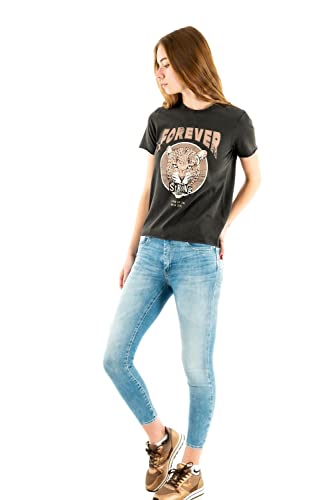 Preisvergleich Produktbild T-Shirt only Lucy Black, Schwarz , Small