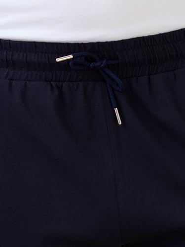 Image of SleepZ by Raymond Men Regular Fit Solid Pattern Cotton Polyester Blend Shorts