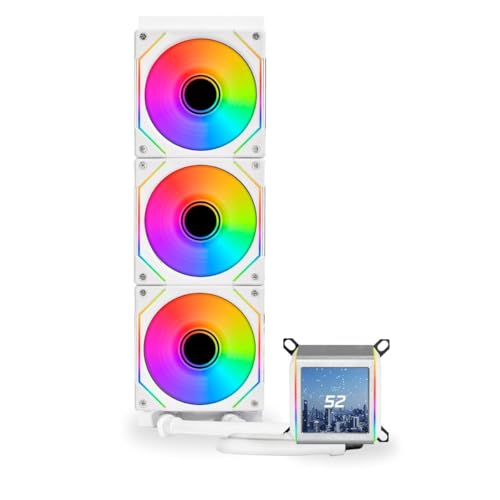 Image of Lian Li Galahad II LCD-SL Infinity 360MM Water Cooling KIT - White