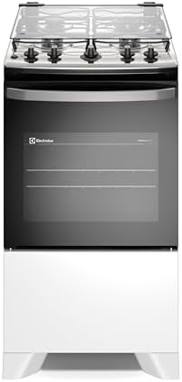 Electrolux Fogão 4 bocas Electrolux Efficient Branco Mesa Inox, P...