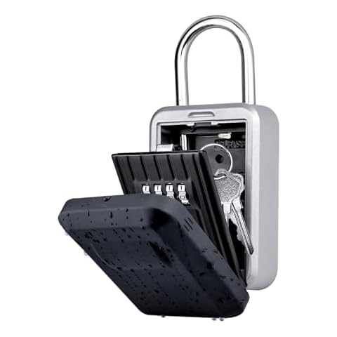 BenRich 4-Digit Combination Key Safe Lockbox Cover