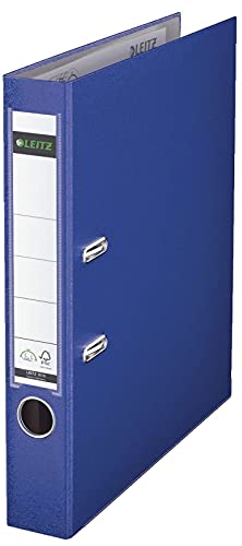 Esselte Leitz 10151068 - Ordner A4 Plastik Breite 5,2cm neonblau