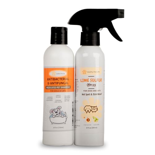 Bundle - 2 Items: Classic's Lime Sulfur Shampoo (8 oz) and Classic's Lime Sulfur Spray (8 oz)