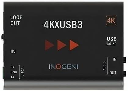 4KXUSB3 Ultra HD to USB 3.0 Camera Converter, HDMI Loop and VISCA Port