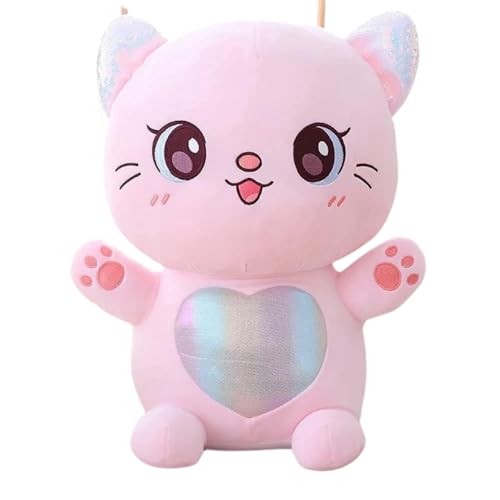 Image of Flufies Plush Toys - Snuggly and Aesthetic Stuff Plush Toys and Baby Toys - Soft Toys for Baby Girl and Baby Boy - Soft Toys for Girlfriend Gift (Shimmery Cat)