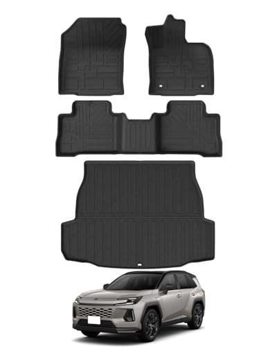 JSCar pro.1 RAV4 60系 3Dフロアマット+トランクマット