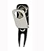 DUCIHBA Golf Cigar Holder, Magnetic Golf Divot Repair Tool and Ball Marker, 3 in 1 Golf Accessory Tool, Gift for Man, Metal Zinc Ally_ Polished Nickel Silver Finish