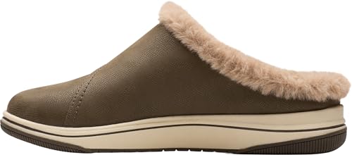 Clarks Clarks Women's Breeze Myth CloudSteppers Clog, Dark Olive, 10