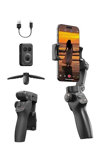 FUNSNAP CM8 Gimbal Stabilizer for iPhone Android, 3-Axis Phone Gimbal