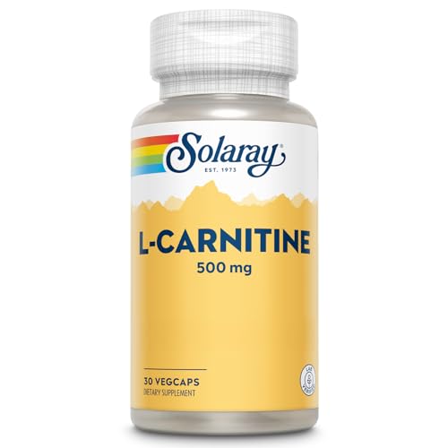 Solaray L-Carnitine 500mg | L-Carnitina | 30 VegCaps