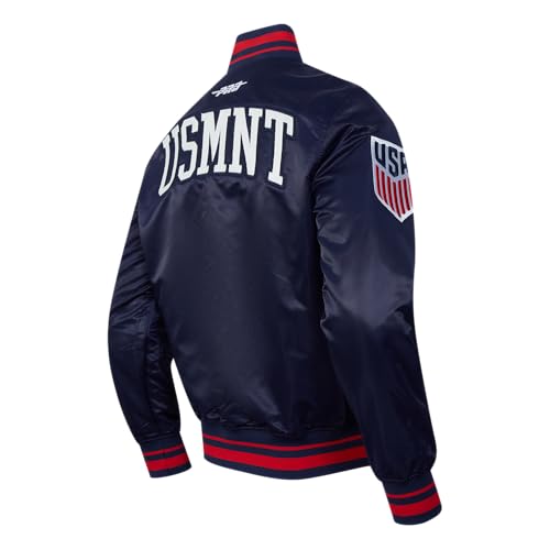 Image of Pro Standard National Teams mens Mens Usmnt Classic Chenille Satin Jacket