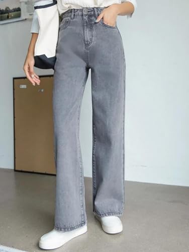 Image of KOTTY Women's Relaxed Fit Solid Stretchable Jeans