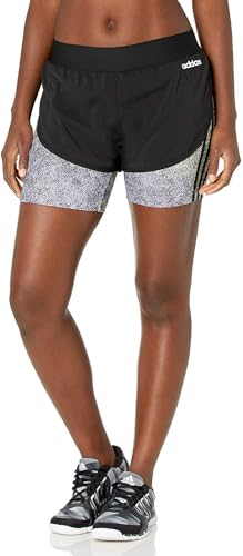 Short Adidas W WMN Xstp noir et blanc pour le sport au quotidien