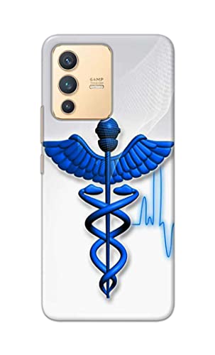 Image of Printed Hard Back Cover Case for Vivo V23 5G Back Cover (Medical Doctor) -1803