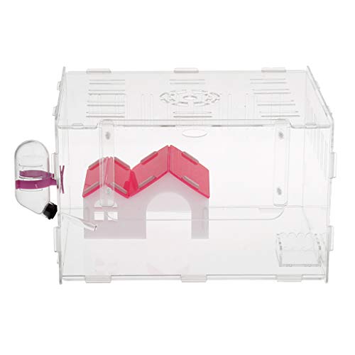 Homozy C86591CD0B896CED4DF530ED6064BE36 Hamster Small Acrylic Cage Habitat Playhouse Gerbil Mouse Accessories thumb #1