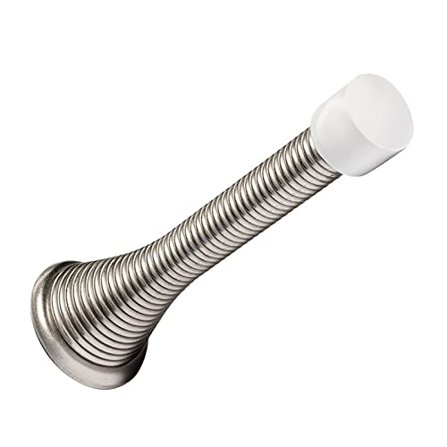 Tope de puerta autoadhesivo de resorte para parachoques protector de pared 4