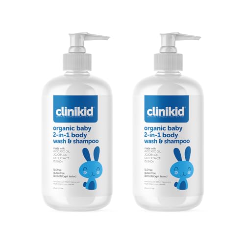 Image of Organic Baby 2-in-1 Body Wash & Shampoo, Deeply Cleanses the Skin and Hair, Soft and Smooth Hair, 8.45 Fl Oz (2)