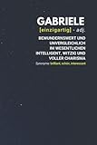 Gabriele (einzigartig) bewundernswert: Notizbuch inkl. To Do Liste | Das perfekte Geschenk | personalisiert mit dem Namen Gabriele | Geschenkidee | Geschenke | Name - Gabriele Publishing 