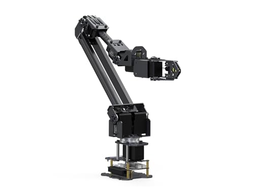 Waveshare Robotic Arm Kit, Desktop Robot Kit, 5 + 1 DOF, Based On ESP32, Wireless Control, 2-DOF Wrist Joint, Compatible with LeRobot, Adopts 5X All Metal ST3235 Bus Servos