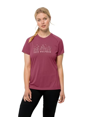 T-Shirt à Manches Courtes Femme Jack Wolfskin Morobbia Vent T pour le cyclisme