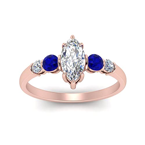 Anillos de compromiso con piedras laterales el regalo de aniversario perfecto