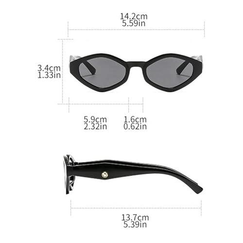 Vintage Cat Eye Sunglasses Women Men 2025 Designer Fashion Goggle Sun Glasses Female Trends Shades Outdoor Eyewear UV4004