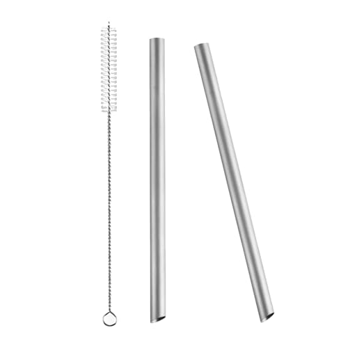 Pure Titanium Reusable Straws with Travel Case