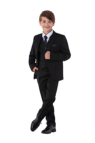 V.C. Festlicher Kinderanzug Slim Fit Kommunionanzug Jungen Hochzeit Anzug...