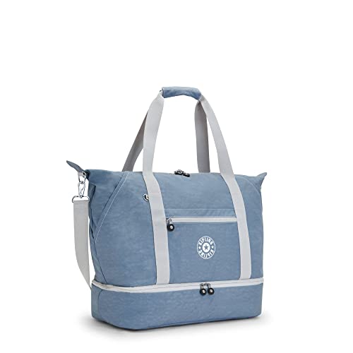 Kipling Art M Weekender Tote Bag Brush Blue C #TOP1