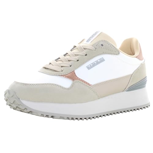 NAPAPIJRI Astra Platform Damen, Weiß Bronze, 40 EU