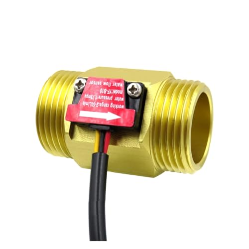 LBBCQVJK YF-B10 5-24V DC G1 Hall Water Flow Sensor Meter 2-50L/min Flow Sensor Flow Meter