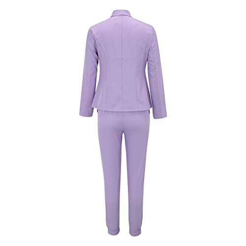 Prime Deals October 11-12,Business Casual Outfits for Women 2 Piece Pant Suits 2024 Fall Fashion Dressy Blazer Sets Work Office Clothing